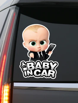 Uyarı işareti:Kendinden yapışkanlı Çıkartması Bebek Araba Araba Sticker Su Geçirmez Oto Dekorları Kapak Çizikler