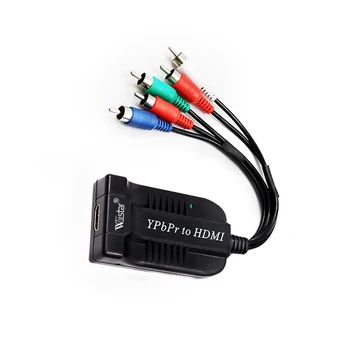 Wiistar Bileşen RGB YPbPr HDMI Dönüştürücü YPbPr/RGB+ R / L ses HDMI Ses Video Adaptörü HDTV XBOX için