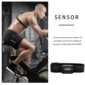 XOSS göğüs kemeri nabız monitörü Spor Kemer Kalp Monitörü Sensörü Bant ANT+ G+ Bisiklet Kilometre Sayacı Bisiklet Bilgisayar Garmin İçin