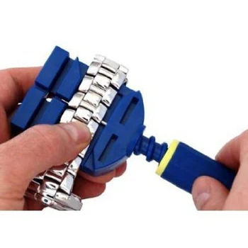 Yeni Varış!!! Izle Bağlantı Bant Yarık Kayış bilezik zinciri Pin Remover Ayar Onarım Aracı Kiti İçin Erkek / Kadın İzle
