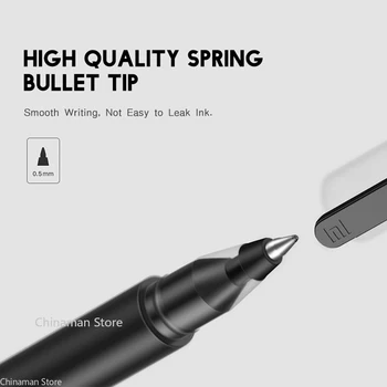 Yeni Xiao mi kalem mi jia Süper Dayanıklı Işareti kalem 0.5 mm mi kalem ofis İmza Kalemler Pürüzsüz İsviçre dolum mi kuni Okul Kalem