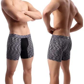 YuKaiChen erkek Boxer Külot Spor Streç Boksörler Camo İç Çamaşırı Erkekler için
