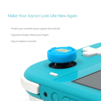 Yumuşak Silikon Thumb Çubuk Kavrama Kapaklar Analog Joystick Kapak Kılıf Nintendo Anahtarı NS Kontrolörleri Joy-Con Joypad Düğme kapatma başlığı