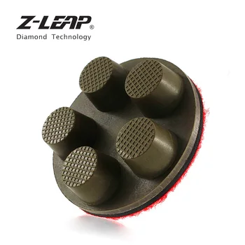 Z-LEAP 1 ADET Elmas zemin parlatma pedi Beton Taşlama Tekerlek Yeni Tasarım 14.5 mm Kalınlaşmak Aşındırıcı Disk ıslak parlatma makinesi
